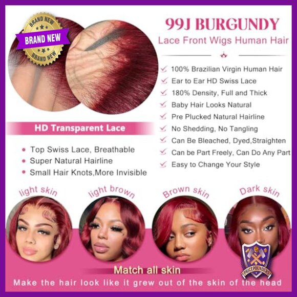 28 Inch Human Hair Lace Front Wig 180 Density Body Wave Glueless main image 4